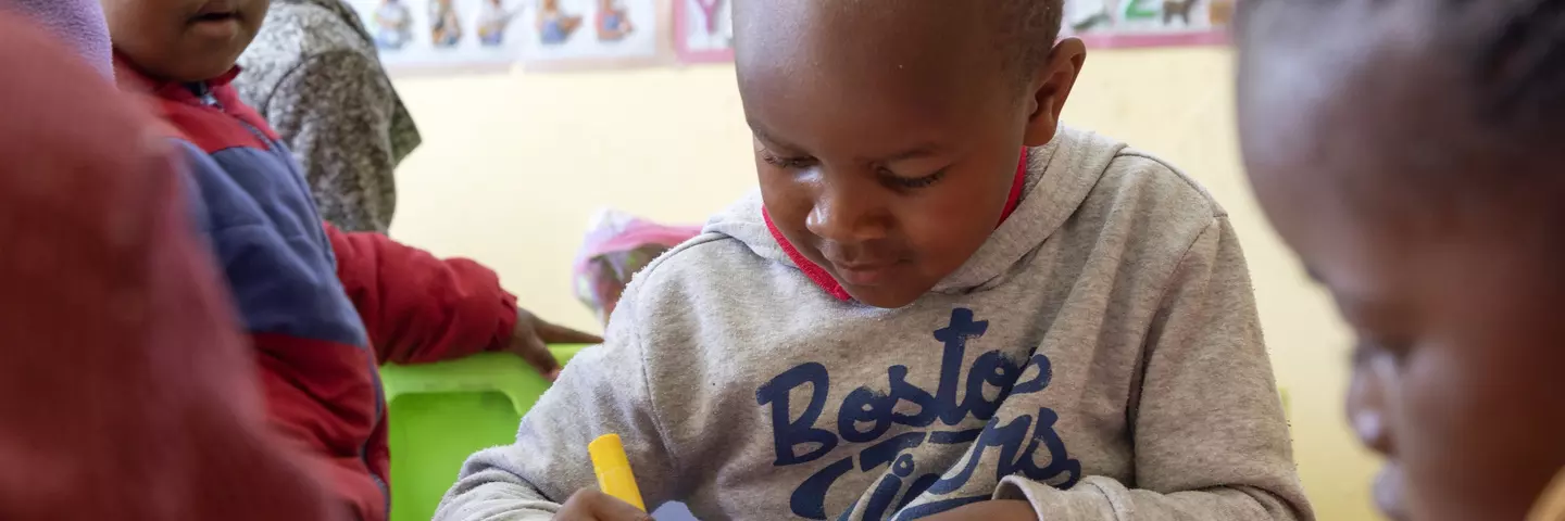Njabulo Khatha during primary school 
