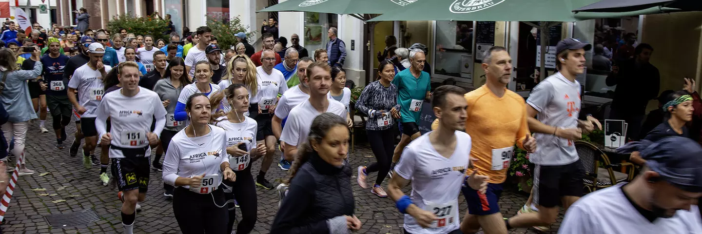 Africa Runners beim Turmberglauf 2024 in Durlach. 