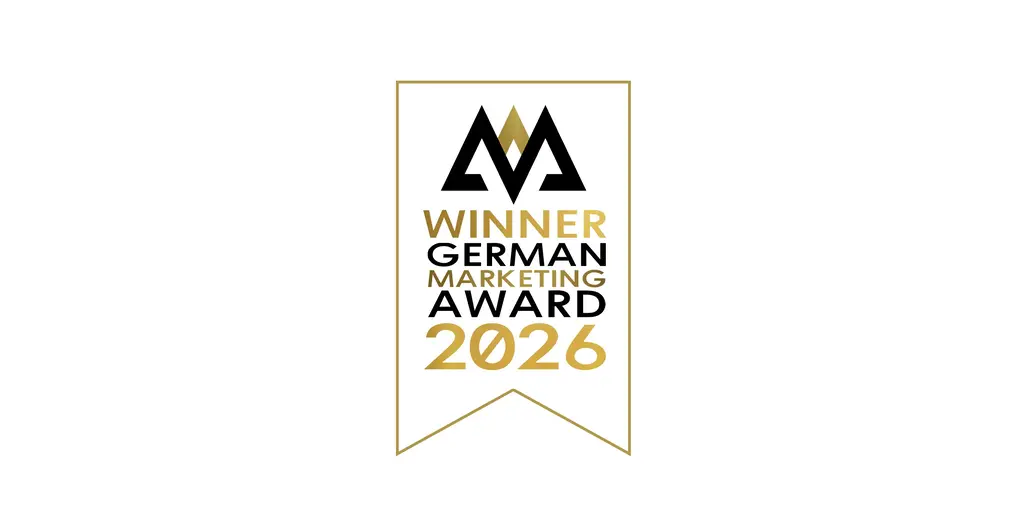 Siegel des German Marketing Awards