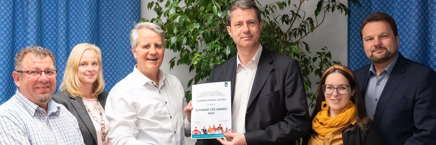 Schwabe Austria erhält den Schwabe CSR Award