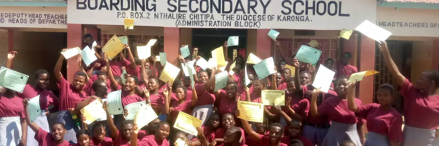 Abschlussklasse 2021 St. Ignatius-Sekundarschule Malawi