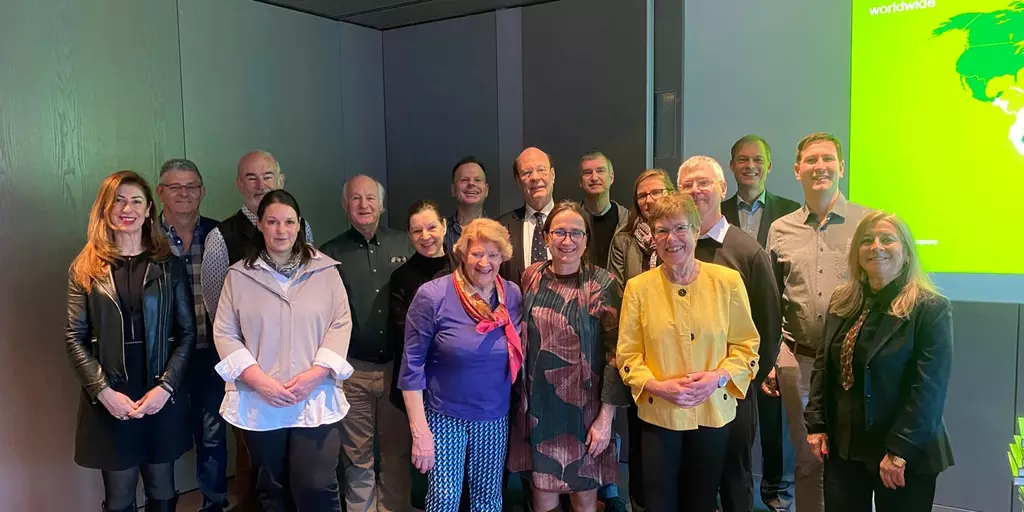 Die Delegierten der ESCOP zu Besuch bei der Schwabe-Gruppe
