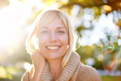 Healthy young woman