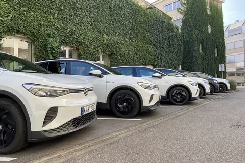 The vehicle fleet of the Schwabe Groupü germany has converted to e-cars only
